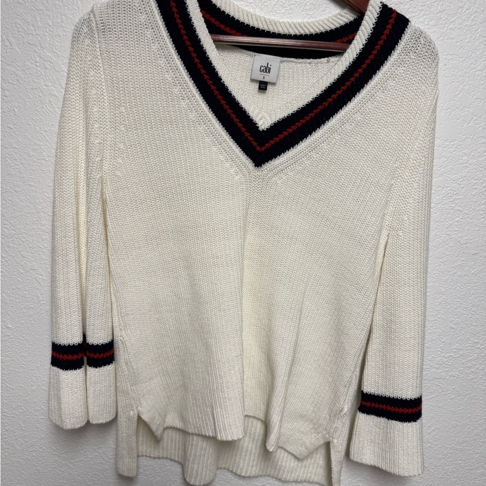 Cabi Ace Sweater with Bell Sleeves size small - Picture 3 of 10